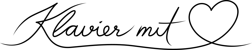 Klavier mit Herz